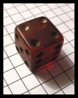 Dice : Dice - 6D - Red With White Pips Older